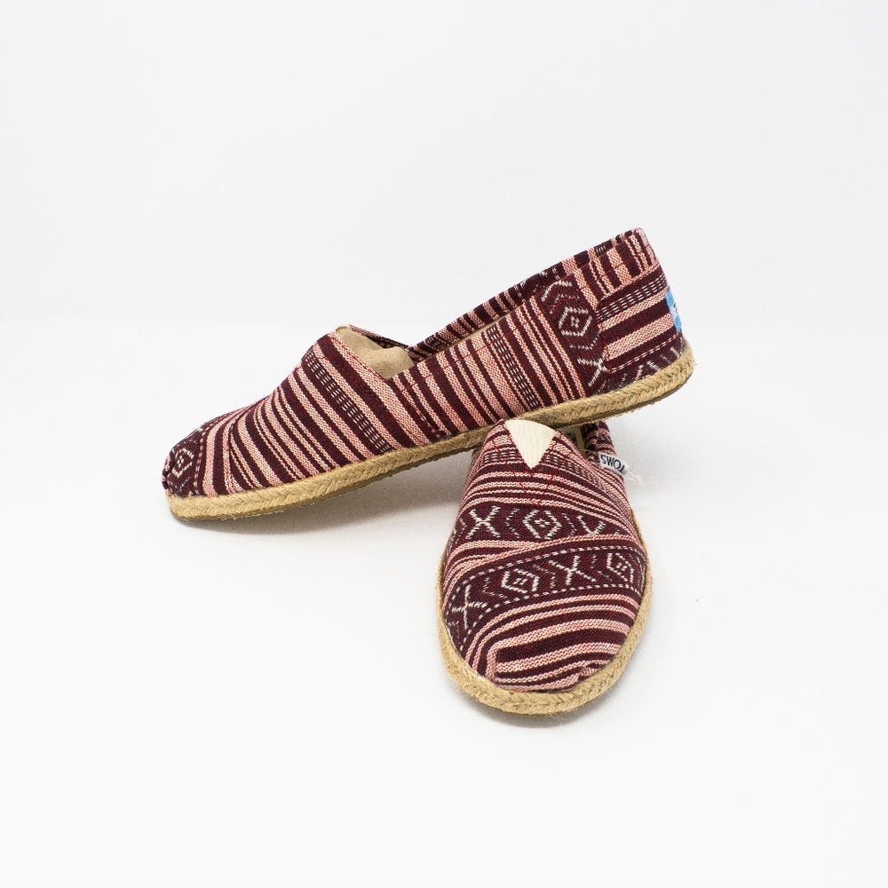 Toms Mens Brazilian Weave Classics Slip On Shoes